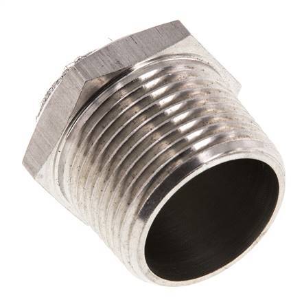 Silenciador Neumático Compacto de Acero Inoxidable NPT 1'' 1.4301 Malla Metálica