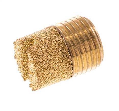 G1/8'' Bronce Sinterizado Compacto Cilíndrico Silenciador Neumático [5 Piezas]