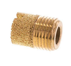 G1/8'' Bronce Sinterizado Compacto Cilíndrico Silenciador Neumático [5 Piezas]