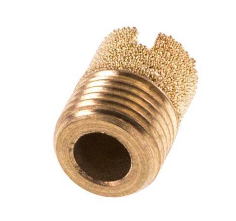 G1/8'' Bronce Sinterizado Compacto Cilíndrico Silenciador Neumático [5 Piezas]