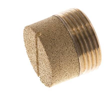 Silenciador Neumático Cilíndrico Compacto De Bronce Sinterizado G3/4''