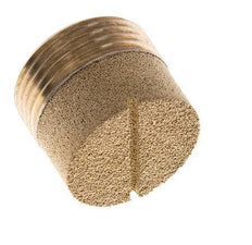 Silenciador Neumático Cilíndrico Compacto De Bronce Sinterizado G3/4''