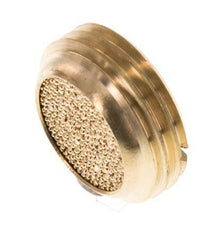 G1/2'' Silenciador Neumático Compacto de Bronce Sinterizado Hundiéndose [2 Piezas]