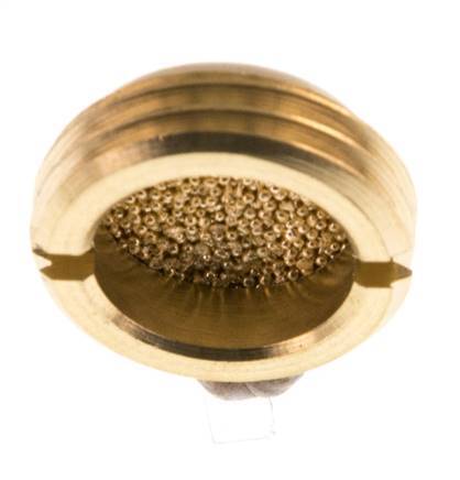 G1/2'' Silenciador Neumático Compacto de Bronce Sinterizado Hundiéndose [2 Piezas]