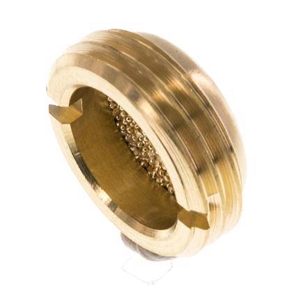 G1/2'' Silenciador Neumático Compacto de Bronce Sinterizado Hundiéndose [2 Piezas]
