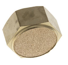 Silenciador Neumático Compacto de Bronce Sinterizado con Rosca Hembra G1''