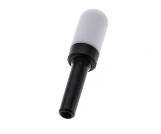 4mm Push-In PE Silenciador Neumático 10 Bar