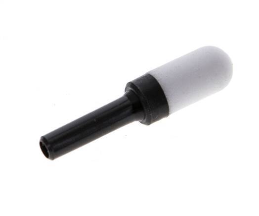 4mm Push-In PE Silenciador Neumático 10 Bar