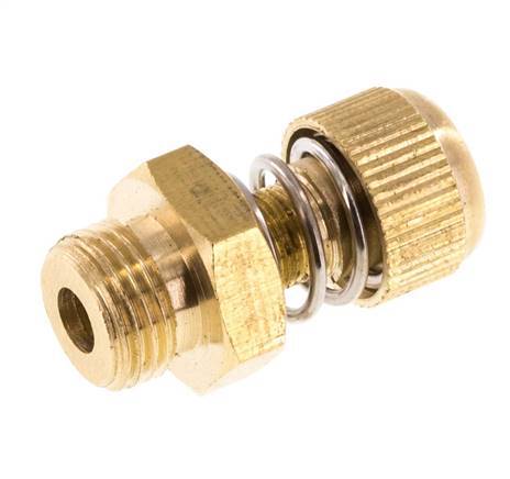 Silenciador de Control de Flujo de Latón G1/8'' con Tornillo Estriado [2 Piezas]