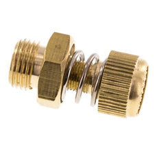 Silenciador de Control de Flujo de Latón G1/8'' con Tornillo Estriado [2 Piezas]