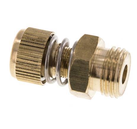Silenciador de Control de Flujo de Latón G1/4'' con Tornillo Estriado [2 Piezas]