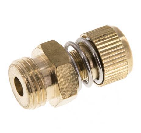 Silenciador de Control de Flujo de Latón G1/4'' con Tornillo Estriado [2 Piezas]