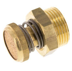 Silenciador de Control de Flujo de Latón G1'' con Tornillo Estriado