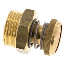 Silenciador de Control de Flujo de Latón G1'' con Tornillo Estriado