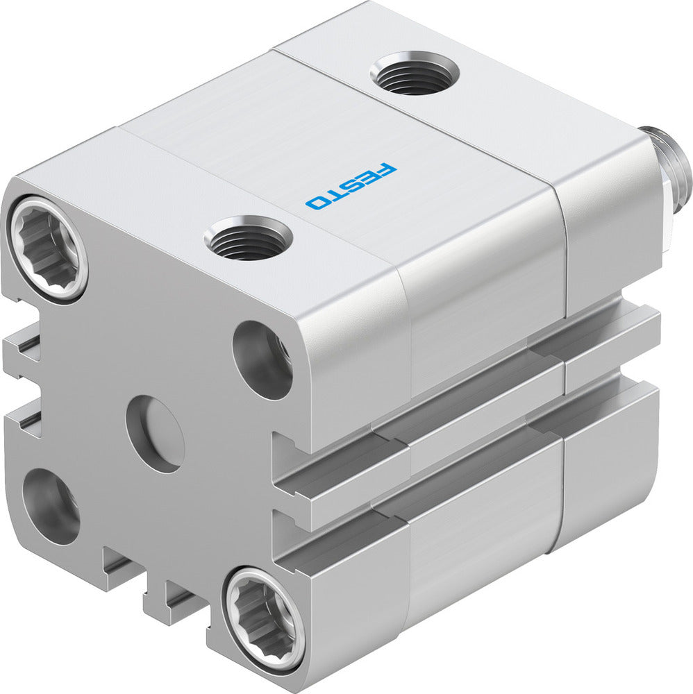 Festo Cilindro Compacto 32mm Diámetro 10mm Carrera ISO 21287 Doble Efecto - 572655