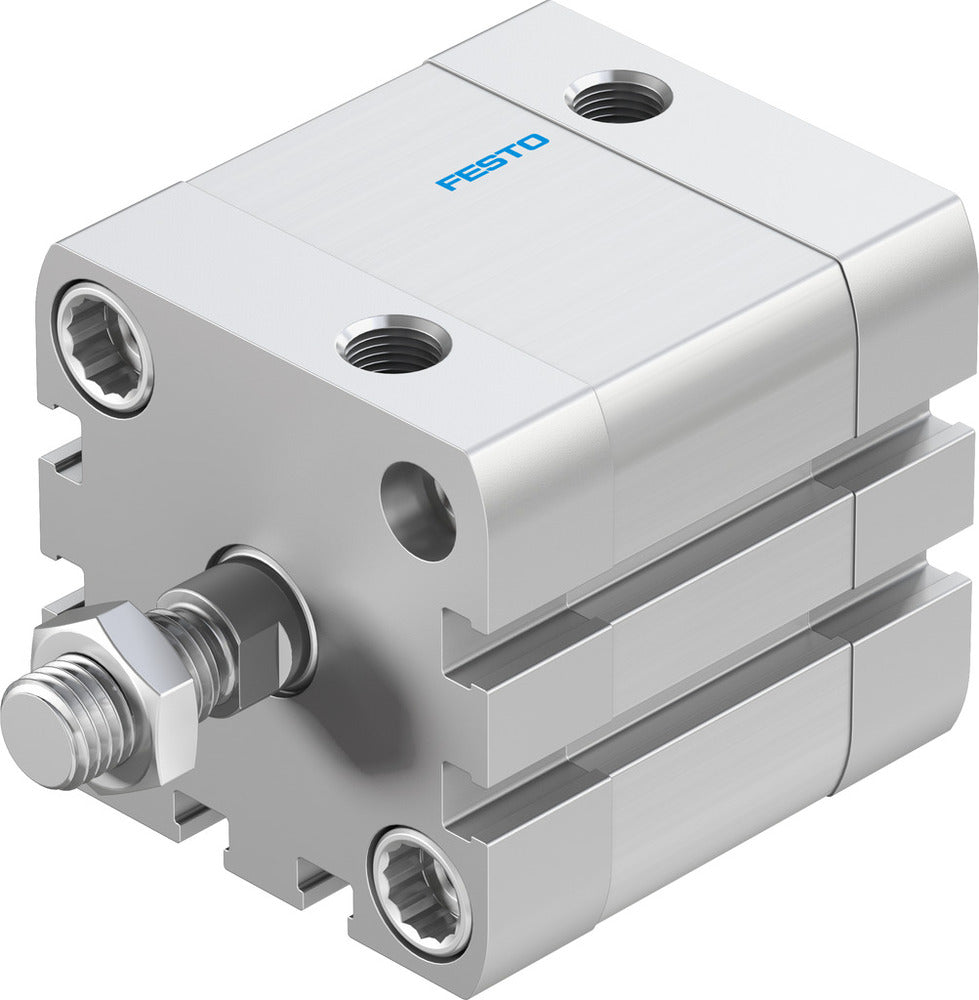 Festo Cilindro Compacto 40mm Diámetro 15mm Carrera ISO 21287 Doble Efecto - 572674