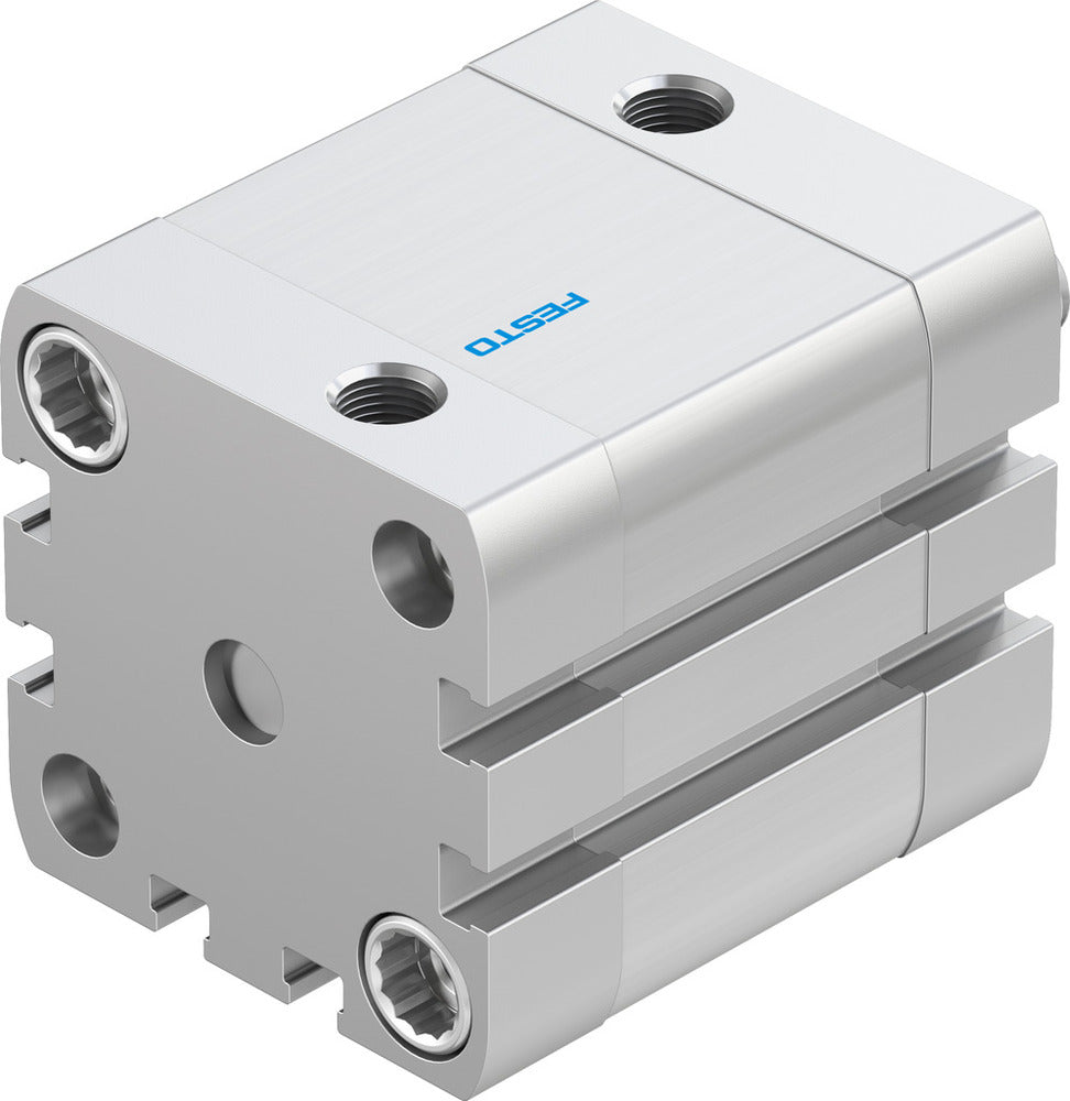 Festo Cilindro Compacto 40mm Diámetro 20mm Carrera ISO 21287 Doble Efecto - 572675
