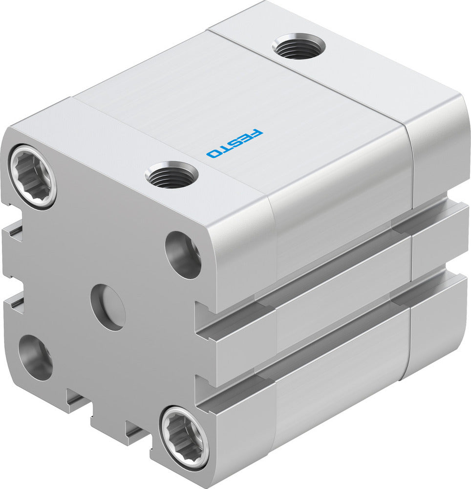Festo Cilindro Compacto 40mm Diámetro 20mm Carrera ISO 21287 Doble Efecto - 536302