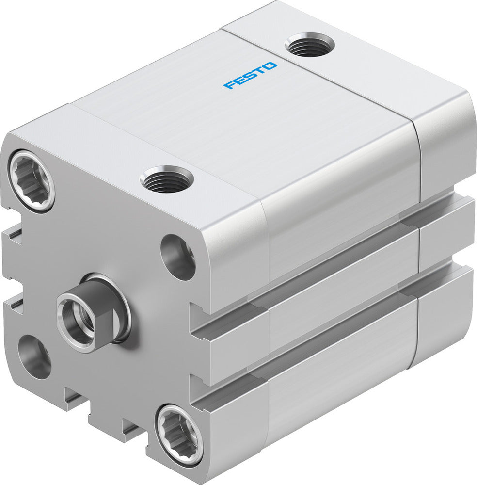 Festo Cilindro Compacto 40mm Diámetro 25mm Carrera ISO 21287 Doble Efecto - 572667