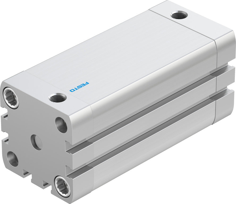 Festo Cilindro Compacto 40mm Diámetro 80mm Carrera ISO 21287 Doble Efecto - 536308