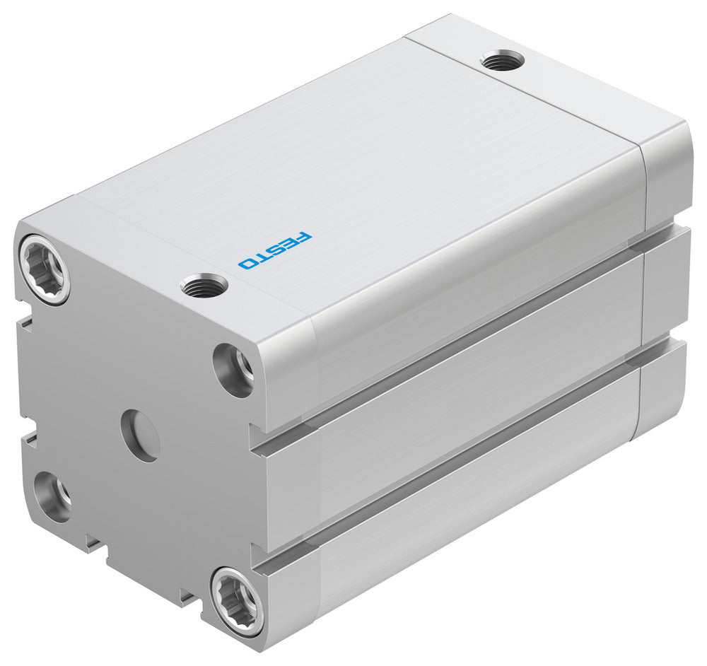 Festo Cilindro Compacto 63mm Diámetro 80mm Carrera ISO 21287 Doble Efecto - 536340