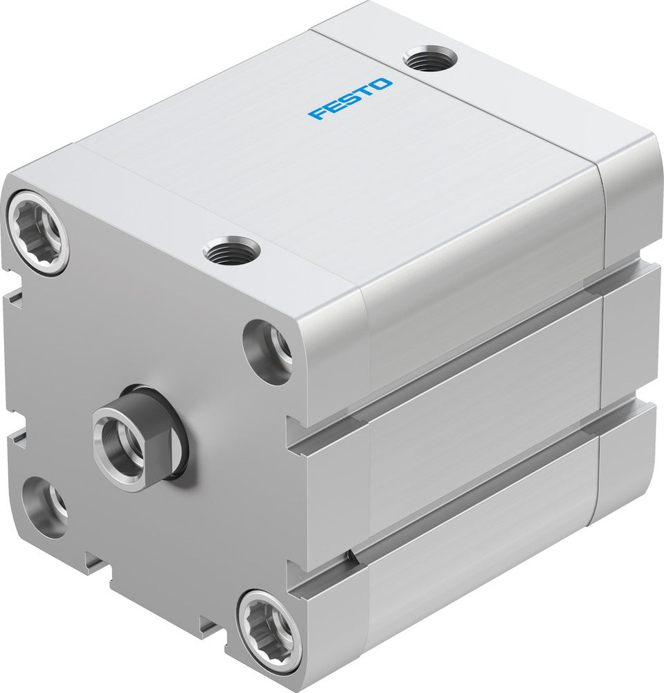 Festo Cilindro Compacto 63mm Diámetro 40mm Carrera ISO 21287 Doble Efecto - 572705