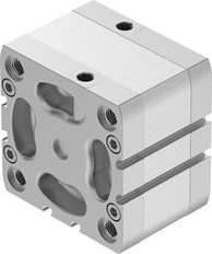 Festo Cilindro Compacto 80mm Diámetro 15mm Carrera ISO 21287 Doble Efecto - 572719