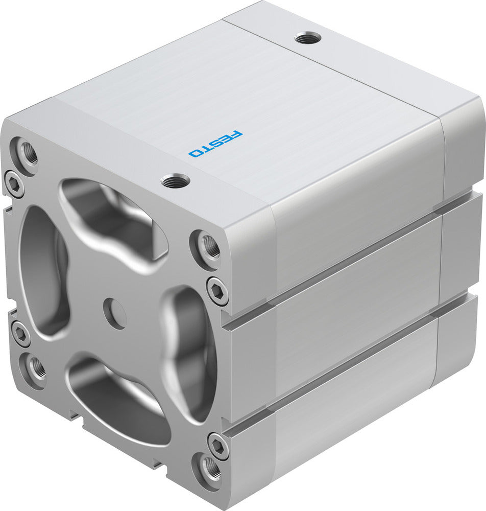 Festo Cilindro Compacto 100mm Diámetro 60mm Carrera ISO 21287 Doble Efecto - 536381