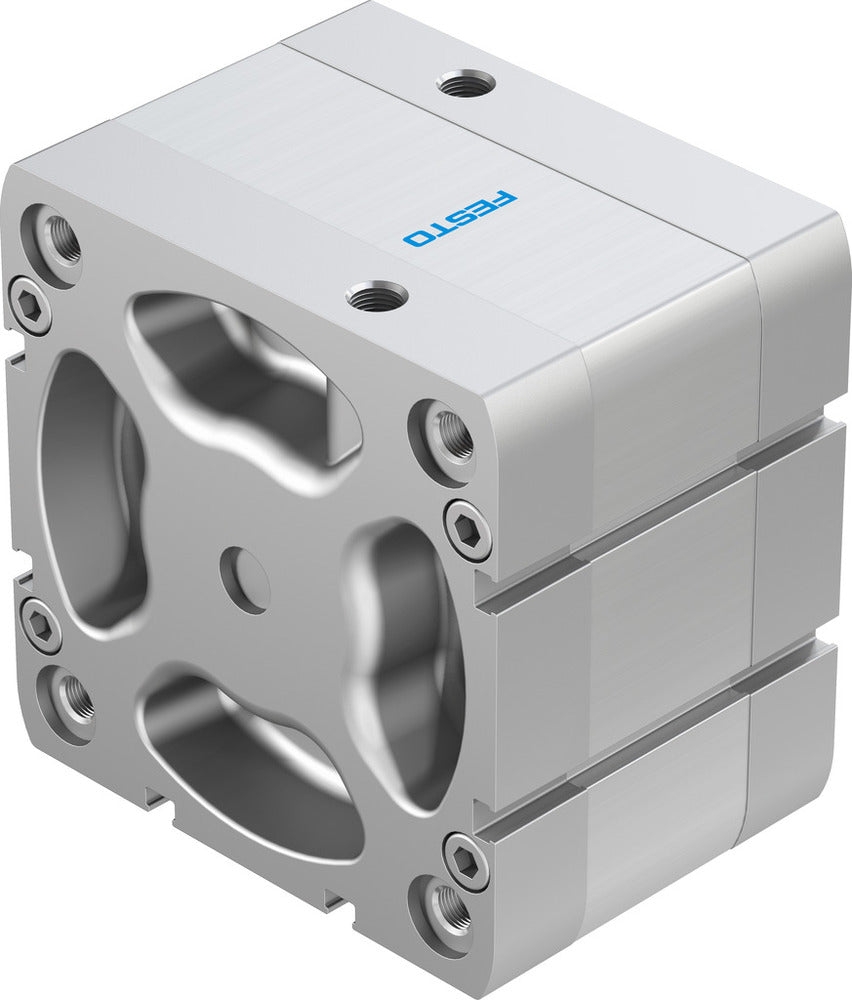 Festo Cilindro Compacto 100mm Diámetro 15mm Carrera ISO 21287 Doble Efecto - 536385