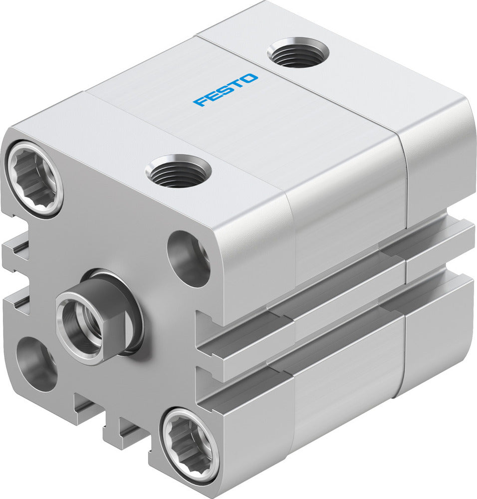 Festo Cilindro Compacto 32mm Diámetro 10mm Carrera ISO 21287 Doble Efecto - 572646