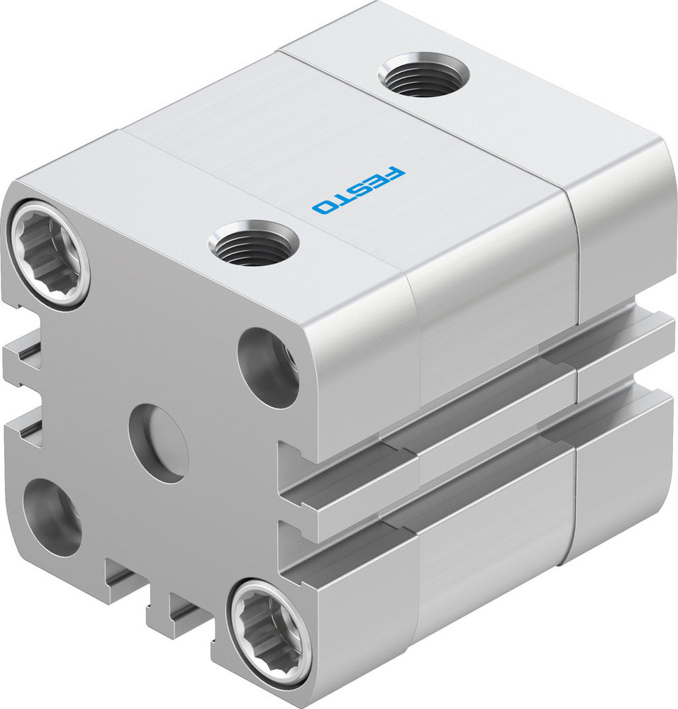 Festo Cilindro Compacto 32mm Diámetro 10mm Carrera ISO 21287 Doble Efecto - 572646