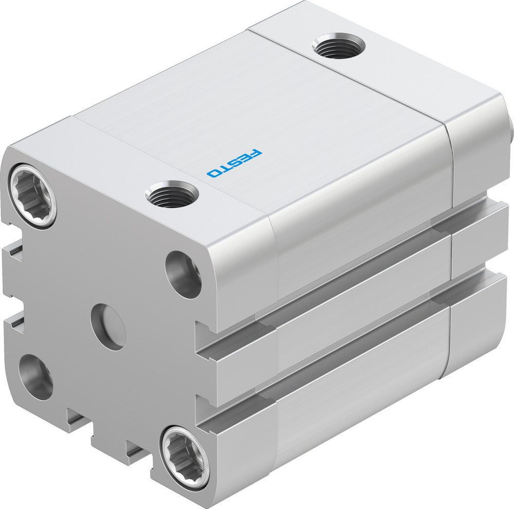 Festo Cilindro Compacto 40mm Diámetro 30mm Carrera ISO 21287 Doble Efecto - 572677