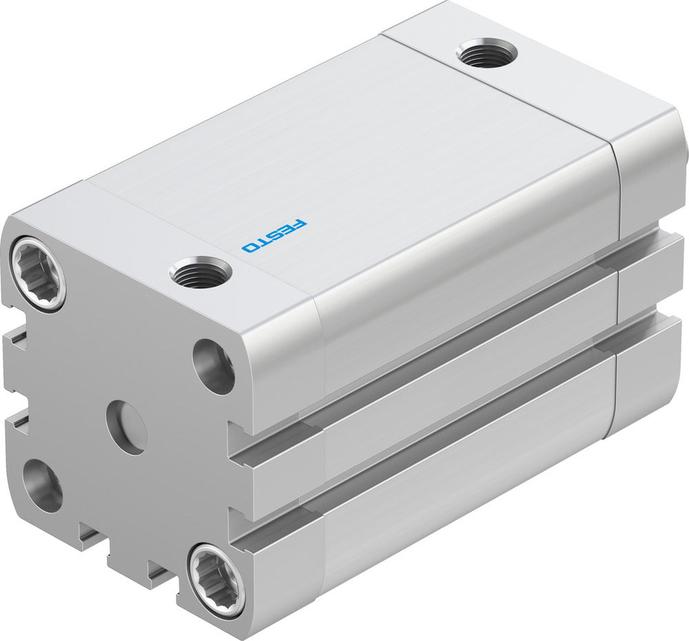 Festo Cilindro Compacto 40mm Diámetro 50mm Carrera ISO 21287 Doble Efecto - 536296