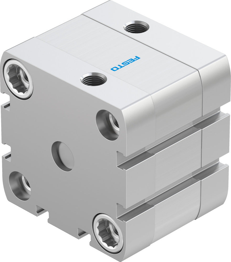 Festo Cilindro Compacto 50mm Diámetro 10mm Carrera ISO 21287 Doble Efecto - 572682