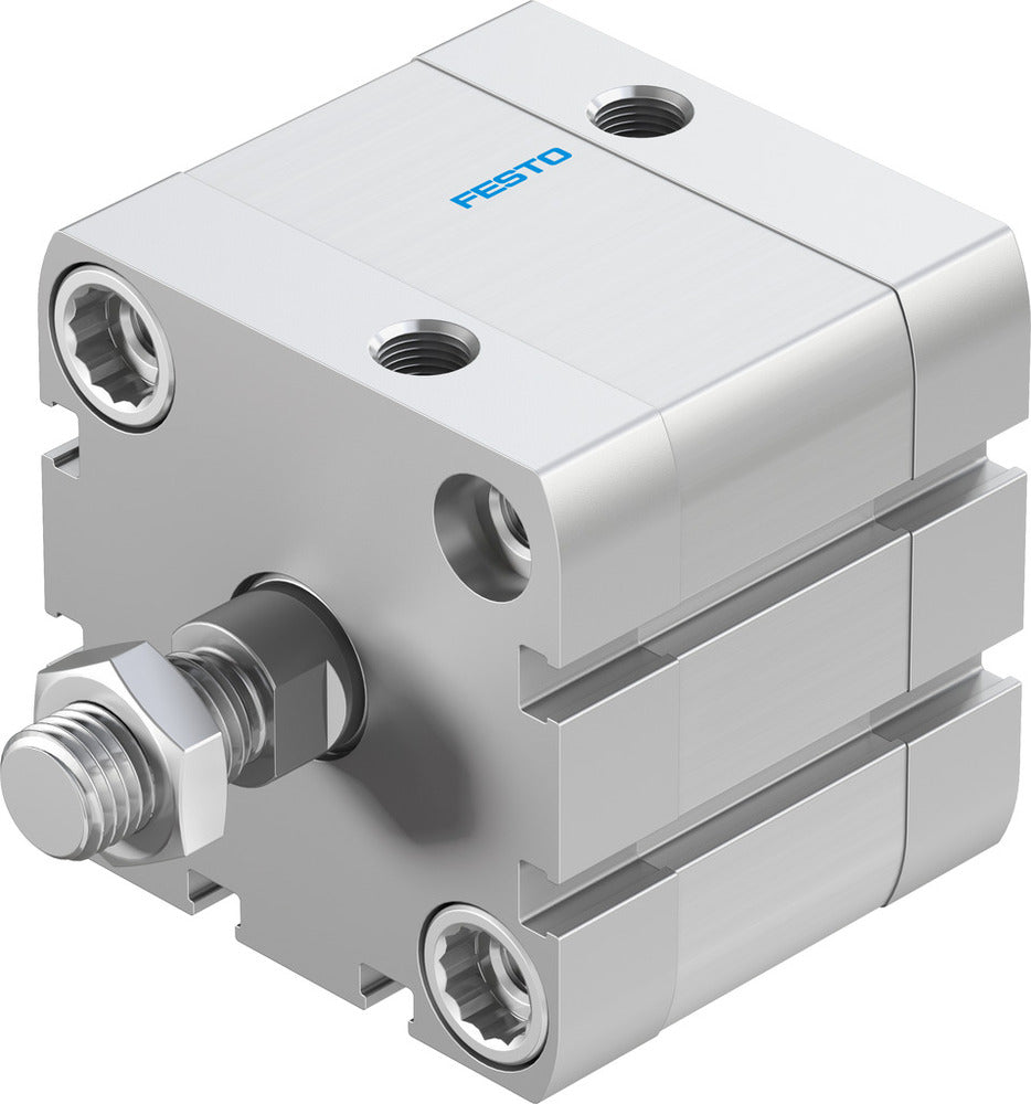 Festo Cilindro Compacto 50mm Diámetro 15mm Carrera ISO 21287 Doble Efecto - 572692