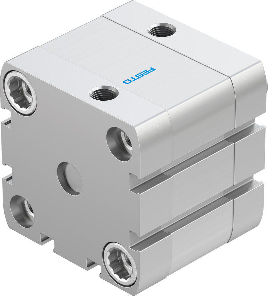 Festo Cilindro Compacto 50mm Diámetro 15mm Carrera ISO 21287 Doble Efecto - 572692