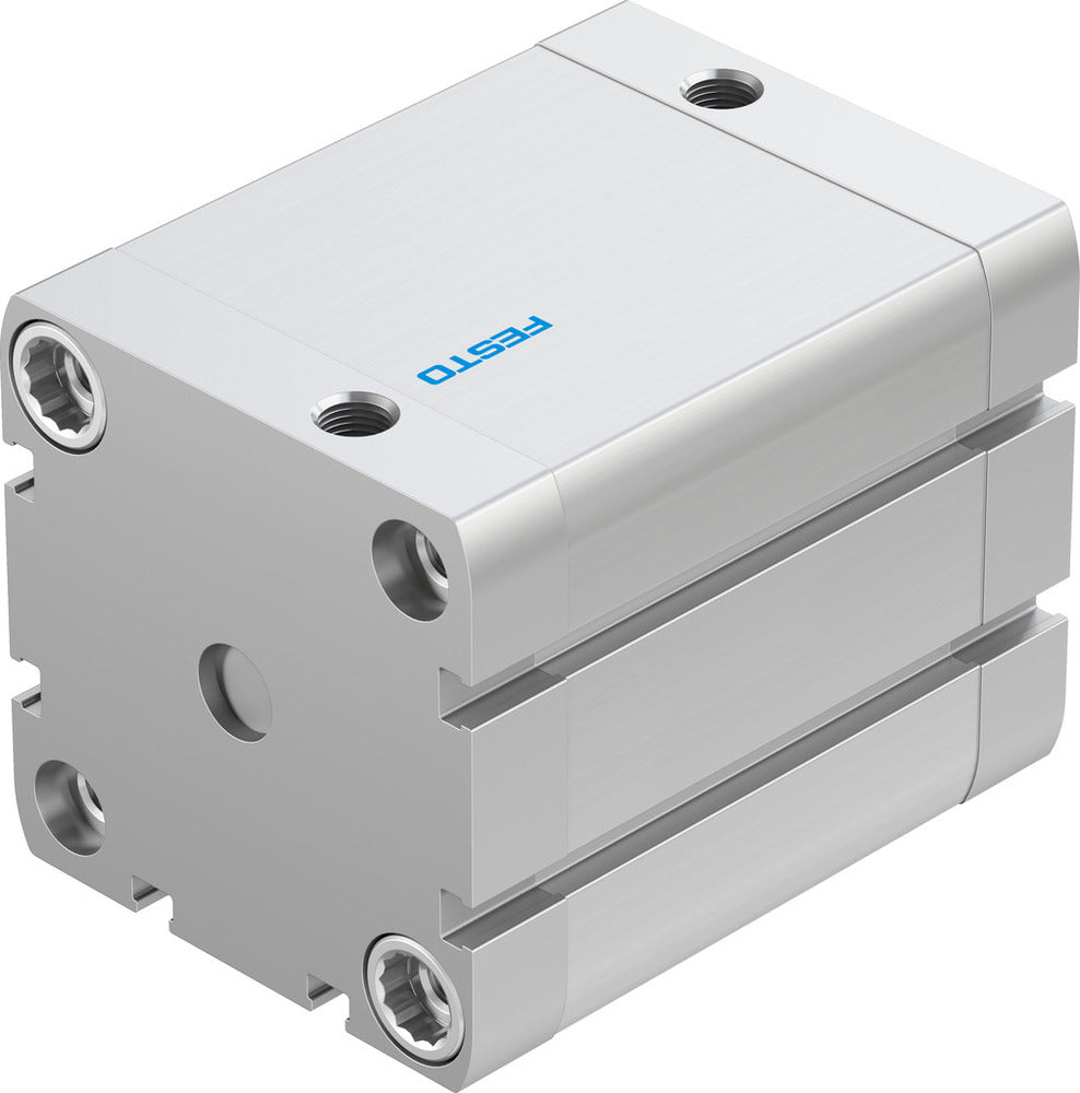 Festo Cilindro Compacto 63mm Diámetro 50mm Carrera ISO 21287 Doble Efecto - 572706