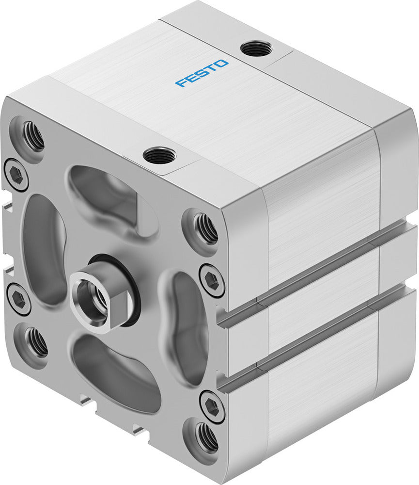 Festo Cilindro Compacto 80mm Diámetro 25mm Carrera ISO 21287 Doble Efecto - 572721