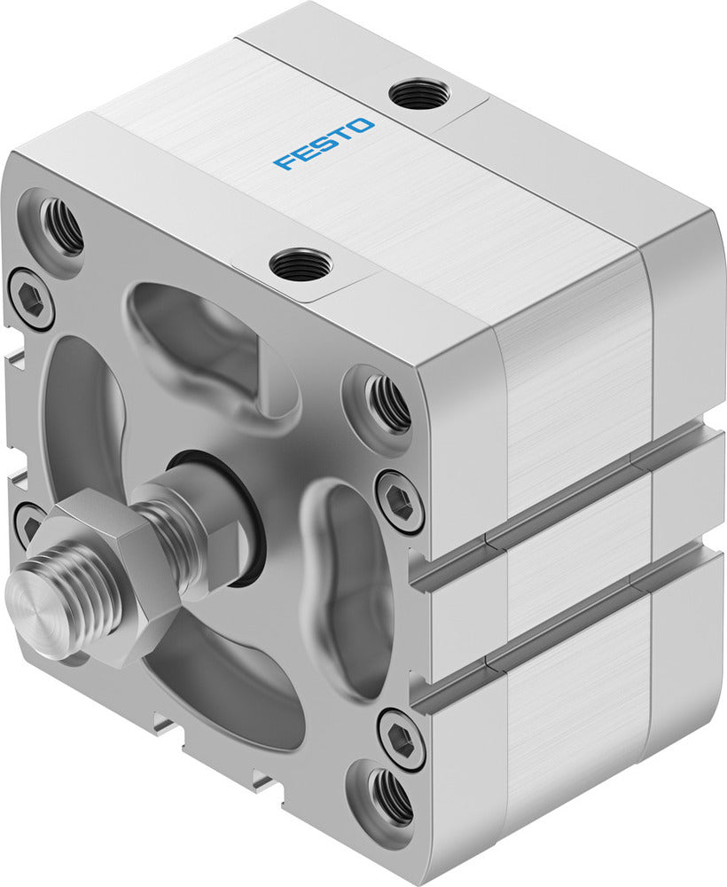 Festo Cilindro Compacto 80mm Diámetro 10mm Carrera ISO 21287 Doble Efecto - 536353