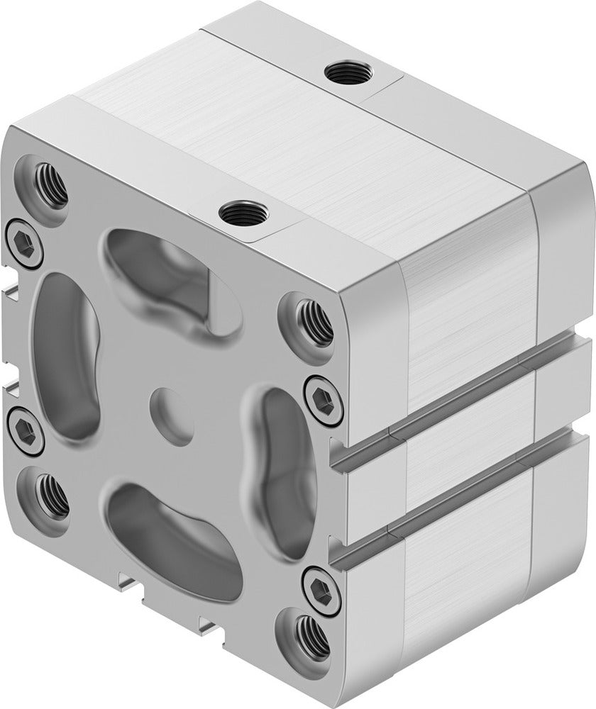 Festo Cilindro Compacto 80mm Diámetro 15mm Carrera ISO 21287 Doble Efecto - 536354