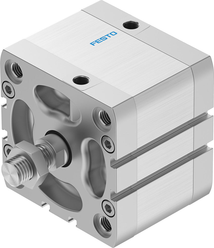 Festo Cilindro Compacto 80mm Diámetro 25mm Carrera ISO 21287 Doble Efecto - 536356