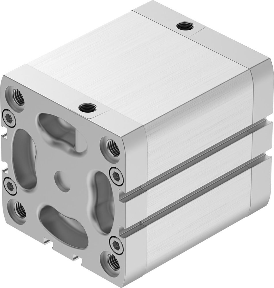 Festo Cilindro Compacto 80mm Diámetro 60mm Carrera ISO 21287 Doble Efecto - 572734
