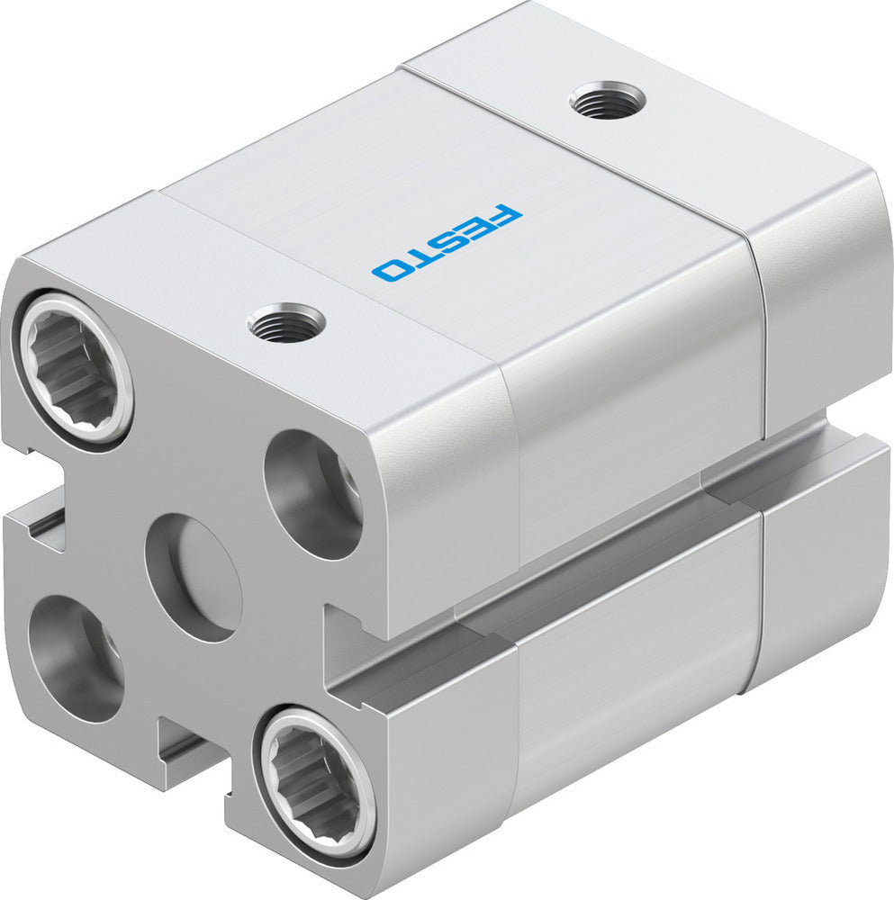 Festo Cilindro Compacto 20mm Diámetro 10mm Carrera ISO 21287 Doble Efecto - 536243