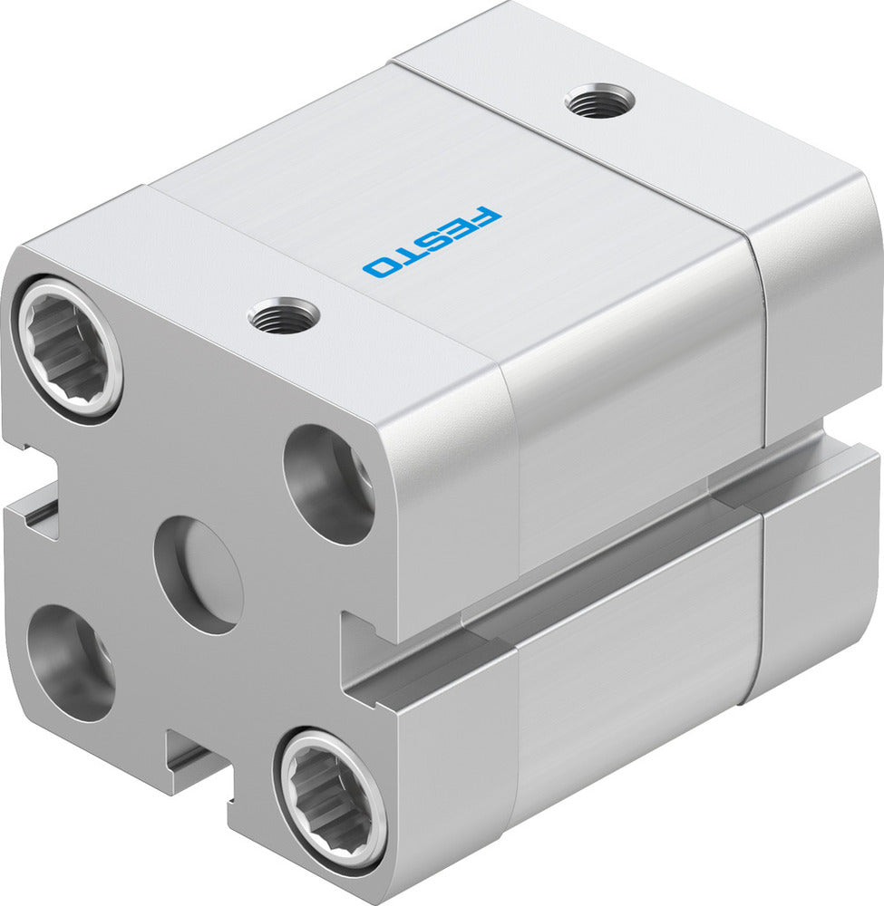 Festo Cilindro Compacto 25mm Diámetro 10mm Carrera ISO 21287 Doble Efecto - 577174