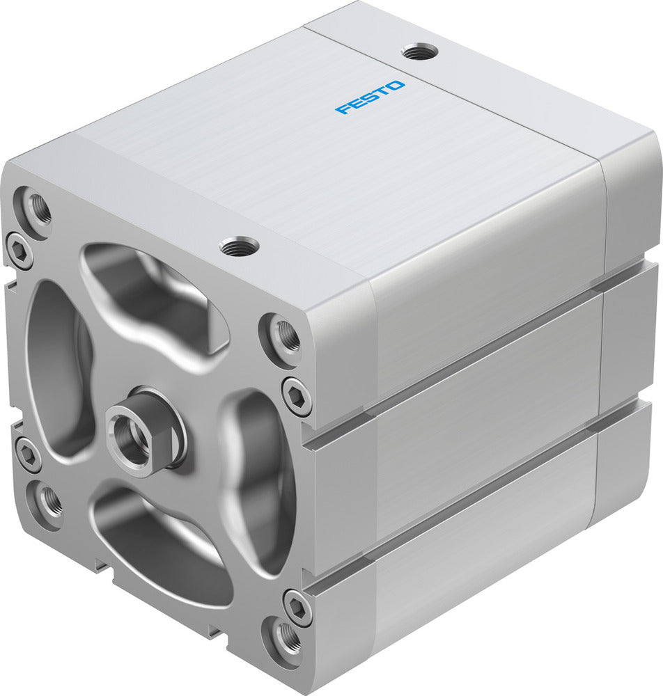 Festo Cilindro Compacto 100mm Diámetro 60mm Carrera ISO 21287 Doble Efecto - 536391