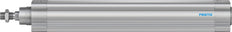 Cilindro Festo 50mm Diámetro 320mm Carrera ISO 15552 Doble Efecto - 1366957