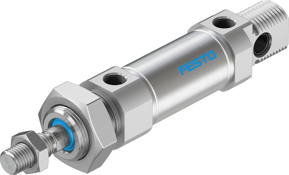 Cilindro Festo 25mm Diámetro 10mm Carrera ISO 6432 Doble Efecto - 19218