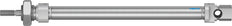 Cilindro Festo 12mm Diámetro 125mm CarreraISO 6432 Doble Efecto - 19195