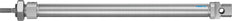 Cilindro Festo 20mm Diámetro 250mm Carrera ISO 6432 Doble Efecto - 19243