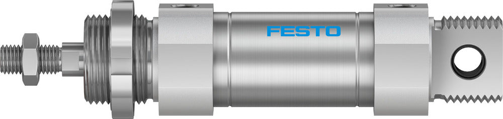 Festo Cilindro Redondo 32mm Diámetro 25mm Carrera Doble Efecto - 195980